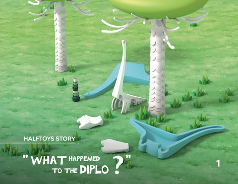Image of HALF DINO PICTURE BOOK SET (DIPLO)