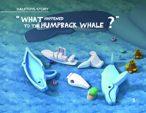 Image of HALF OCEAN PICTURE BOOK SET (HUMPBACK WHALE)