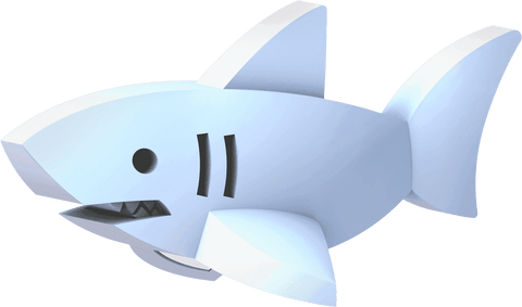 Image of HALFTOYS® WHITE SHARK - JollyPlaystore